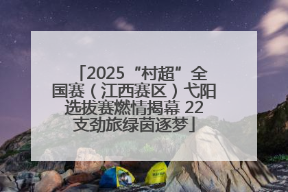 2025“村超”全国赛（江西赛区）弋阳选拔赛燃情揭幕 22支劲旅绿茵逐梦