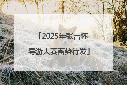 2025年张吉怀导游大赛蓄势待发