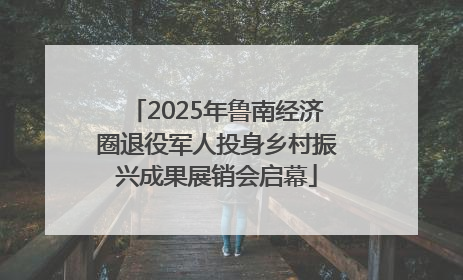 2025年鲁南经济圈退役军人投身乡村振兴成果展销会启幕