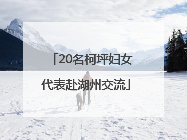 20名柯坪妇女代表赴湖州交流