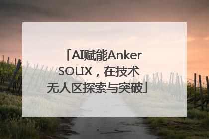 AI赋能Anker SOLIX，在技术无人区探索与突破